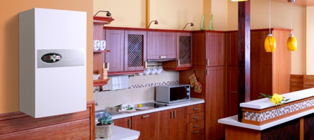 Installazione di una caldaia elettrica in uno spazio dedicato della cucina