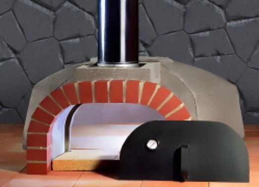 Forno prefabbricato a legna di piccole dimensioni 