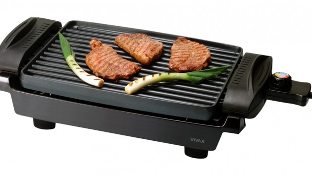 Grill elettrico per carne e verdure di piccole dimensioni