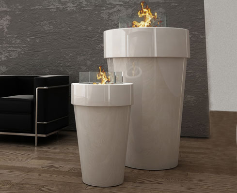 Fuoco di Maisonfire biocamino di design a forma di vaso di varie misure