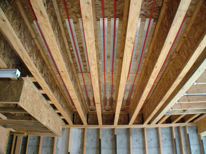 Sistema di condizionamento radiante a soffitto