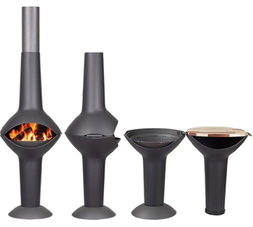 Camino-barbecue Lumos, by Harrie Leenders e designied by Jos Muller