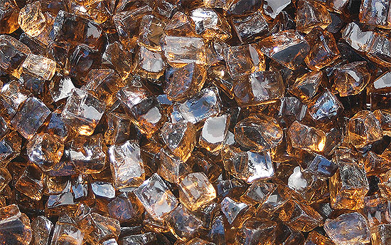 Vetro decorativo a riempimento dei bracieri della Fire Pit Glass Crystals 